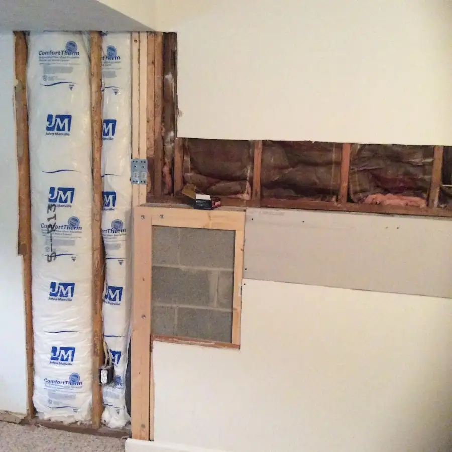Wall insulation replacement during Structural Drying in Golden